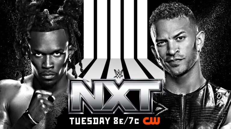 WWE NXT Graphic of Ricky Saints vs. Je'Von Evans