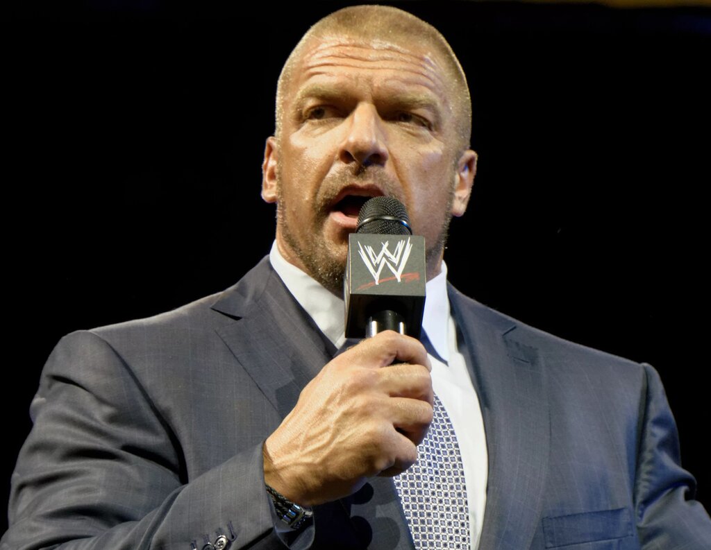 A photo of WWE booking head Triple H.