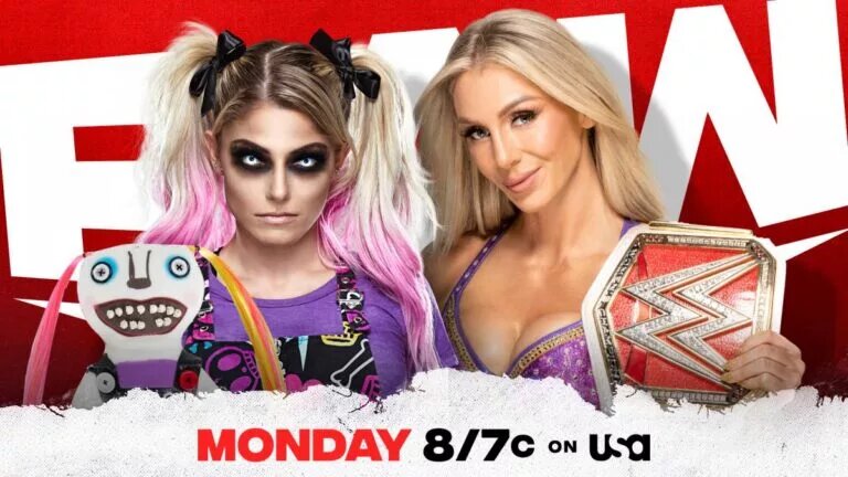 Alexa Bliss and Charlotte Flair WWE Graphic