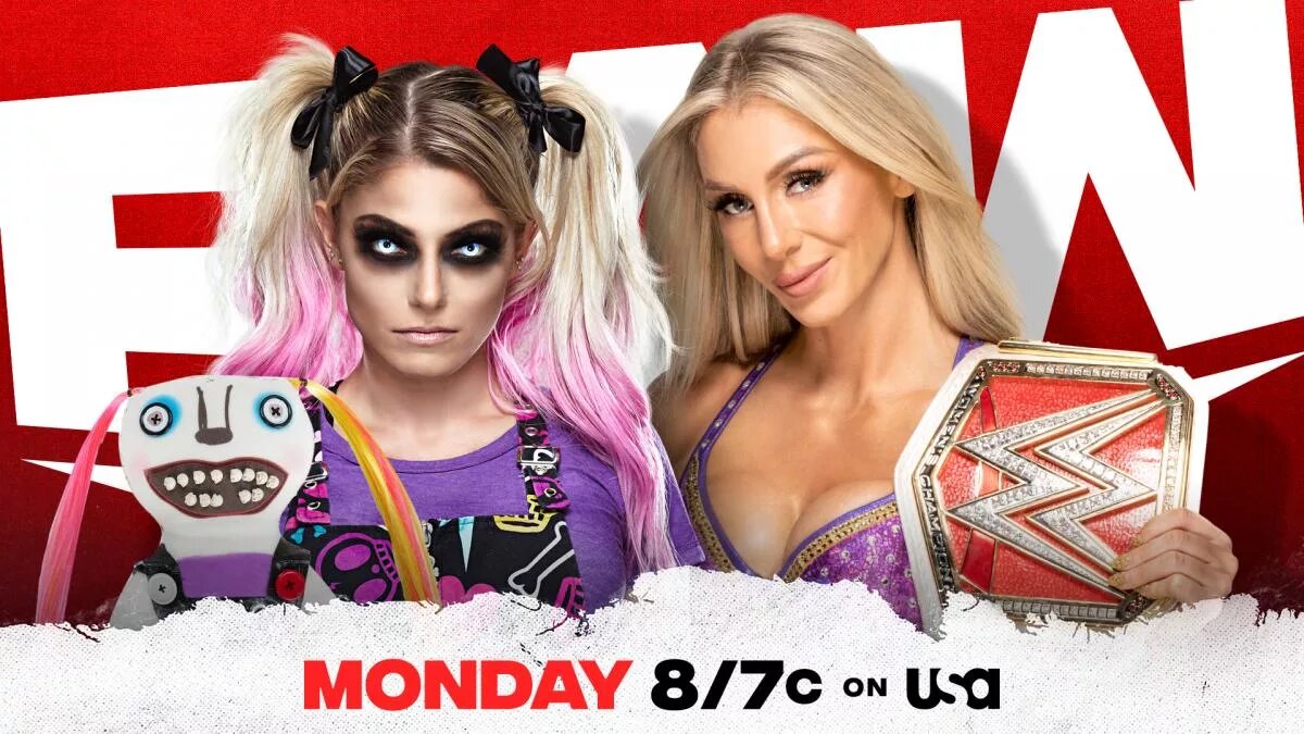 Alexa Bliss and Charlotte Flair WWE Graphic