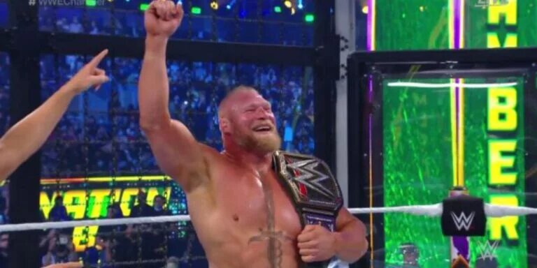 Brock Lesnar WWE Championship Elimination Chamber