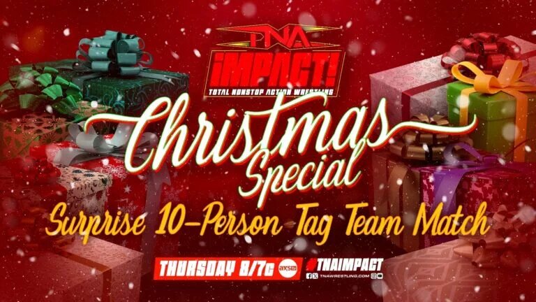A graphic from the TNA iMPACT preview for the December 25, 2025 episode