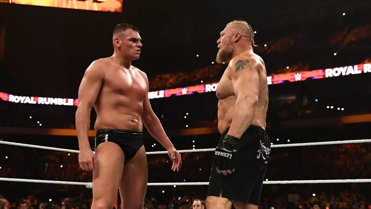 Gunther and Brock Lesnar 