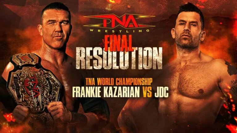 A graphic for TNA Final Resolution on December 5, 2025