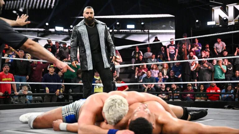 Tony D'Angelo destroyed Joe Hendry and DIon Lennox after the main-event of NXT on January 13