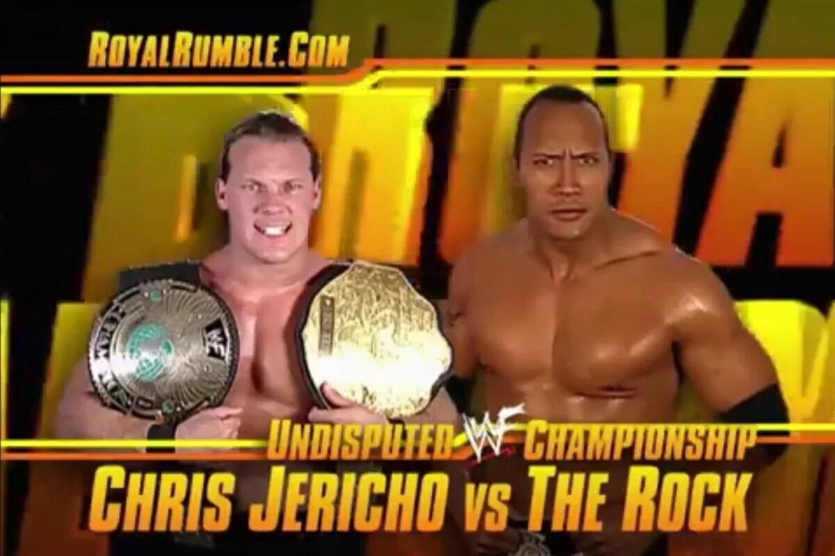 A WWE Royal Rumble graphic.