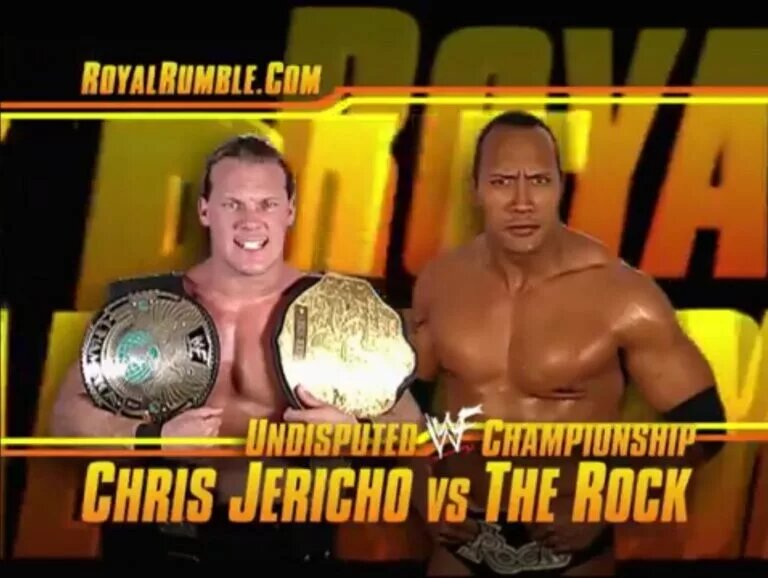 A WWE Royal Rumble graphic.