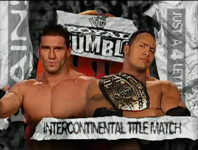A WWE Royal Rumble graphic.