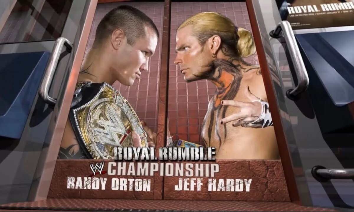 A WWE Royal Rumble graphic.