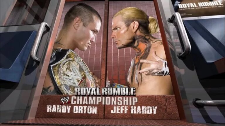 A WWE Royal Rumble graphic.