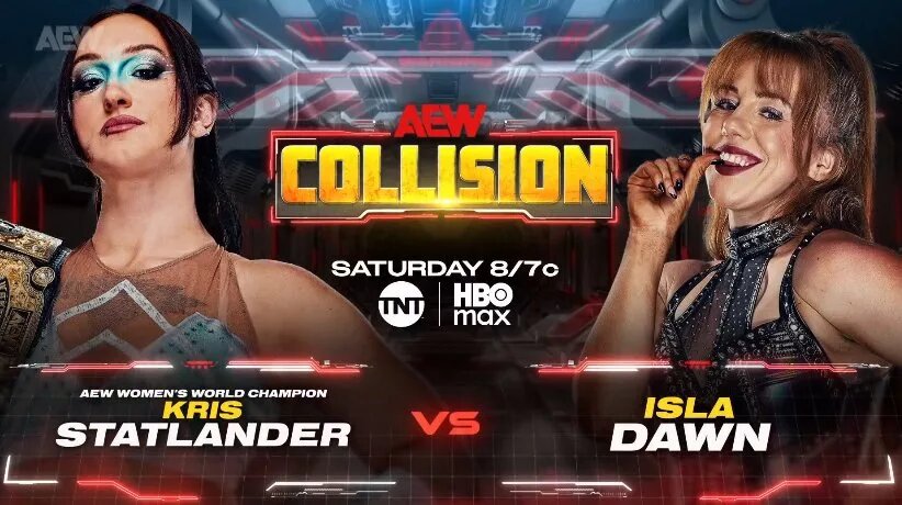 A graphic for the AEW Collision preview.