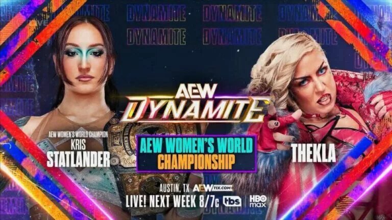 A graphic for the AEW Dynamite preview for January 28, 2026.