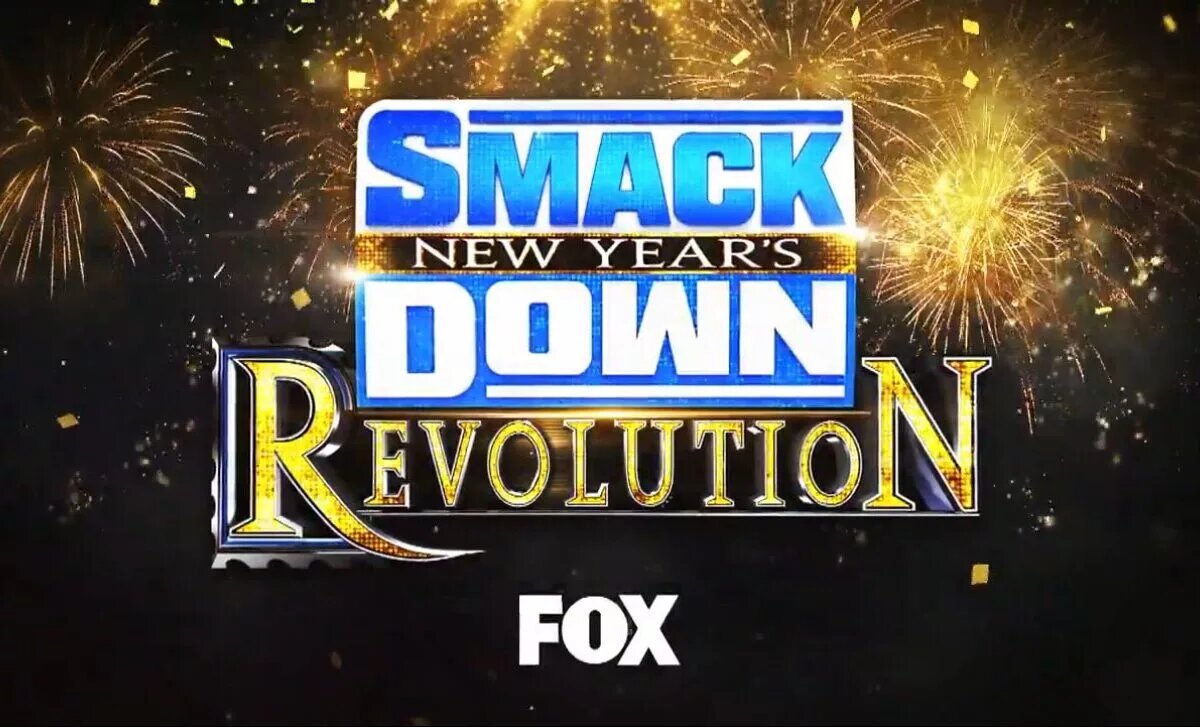 A graphic of WWE New Year's Revolution.