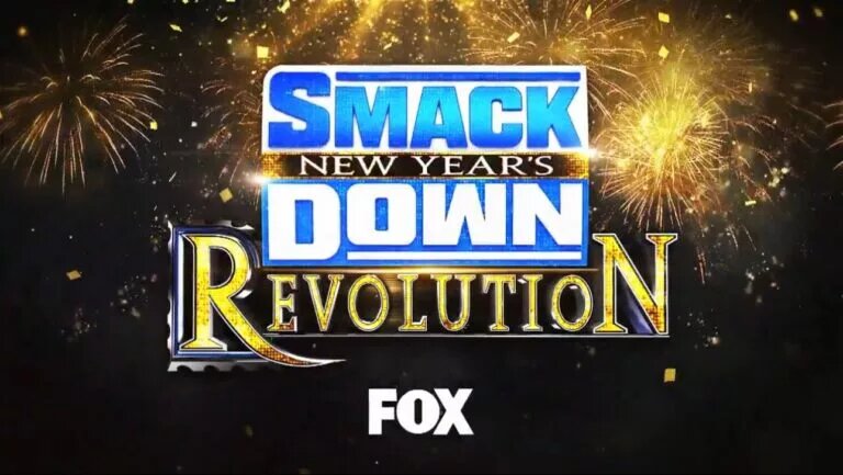 A graphic of WWE New Year's Revolution.