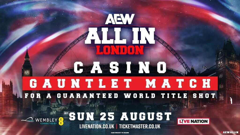 AEW Casino Gauntlet graphic.