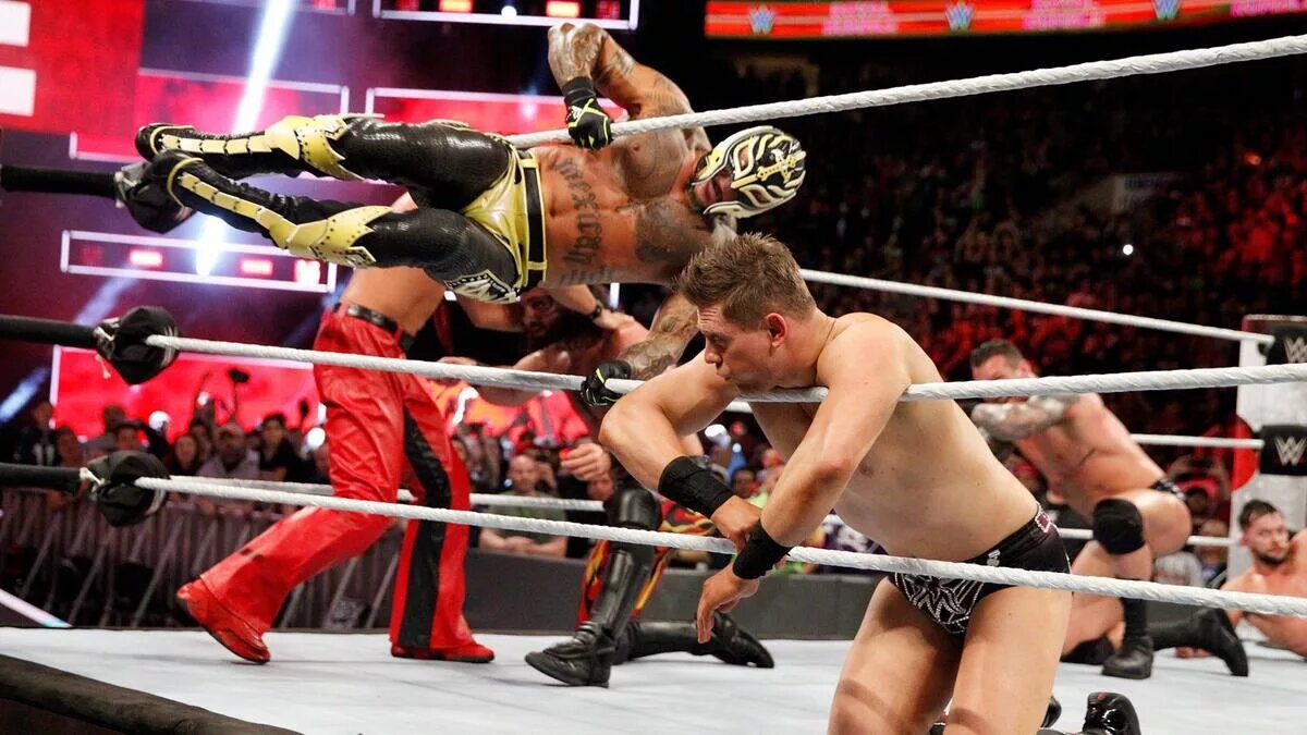 Rey Mysterio was a surprise entrant at Royal Rumble 2018