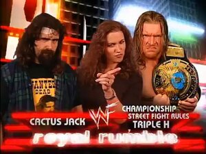 A WWE Royal Rumble graphic.