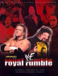 A WWE Royal Rumble graphic.