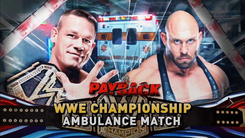 A WWE graphic featuring a 3 Stages of Hell Match.