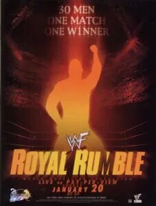 A WWE Royal Rumble graphic.