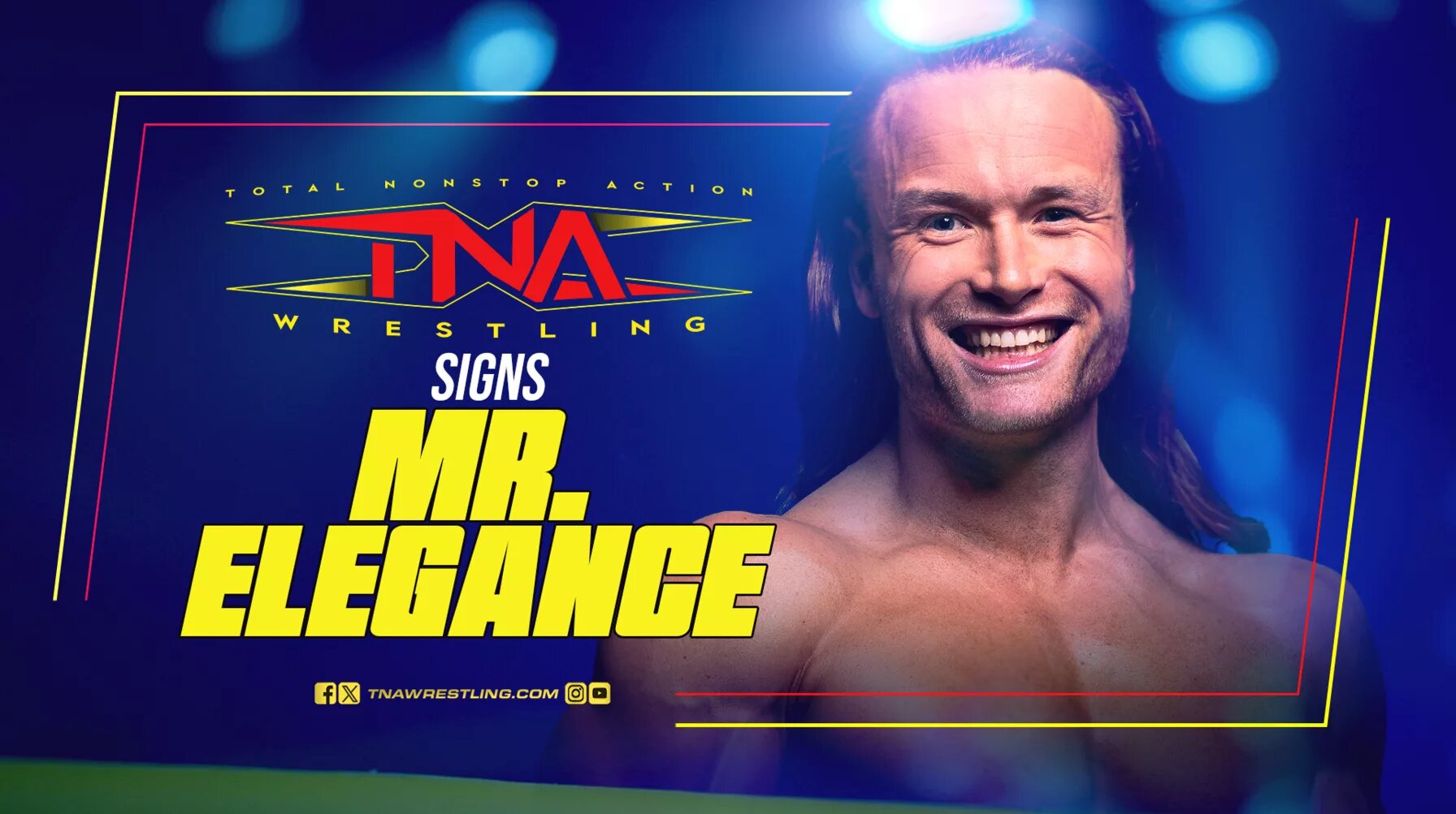 AJZ, aka Mr. Elegance, signed with TNA Wrestling