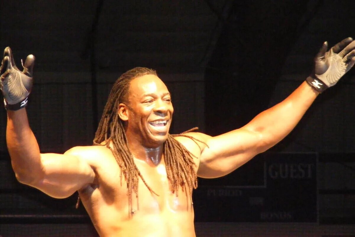 A photo of WWE legend Booker T, who criticized Josh Briggs on WWE NXT.