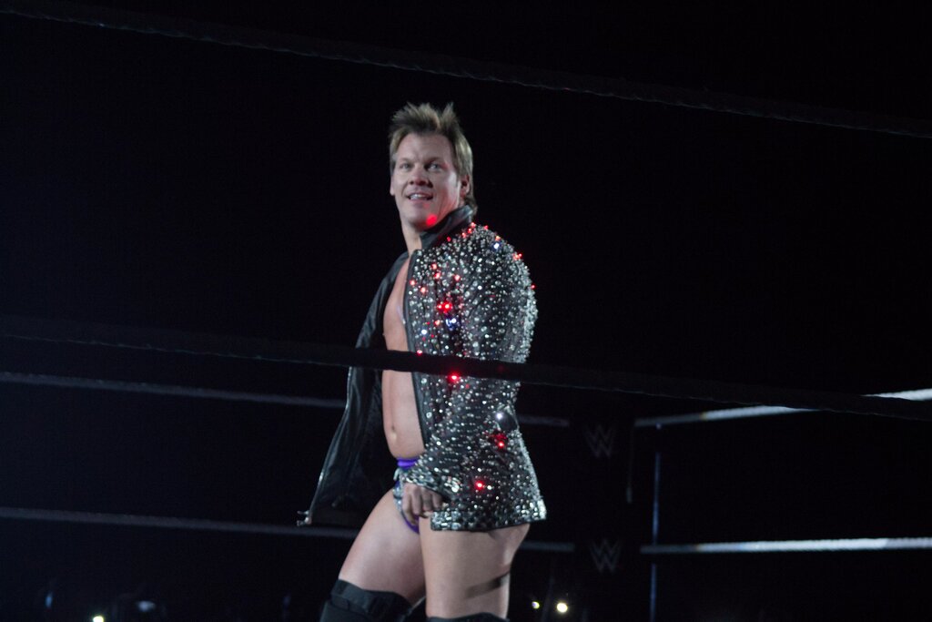 A photo of prominent WWE Royal Rumble competitor, Chris Jericho.
