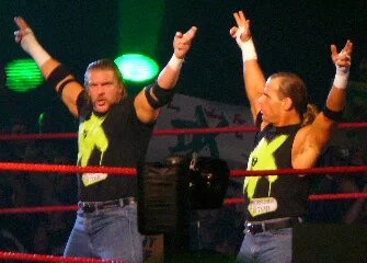 A photo of one of the greatest WWE factions D-Generation X.