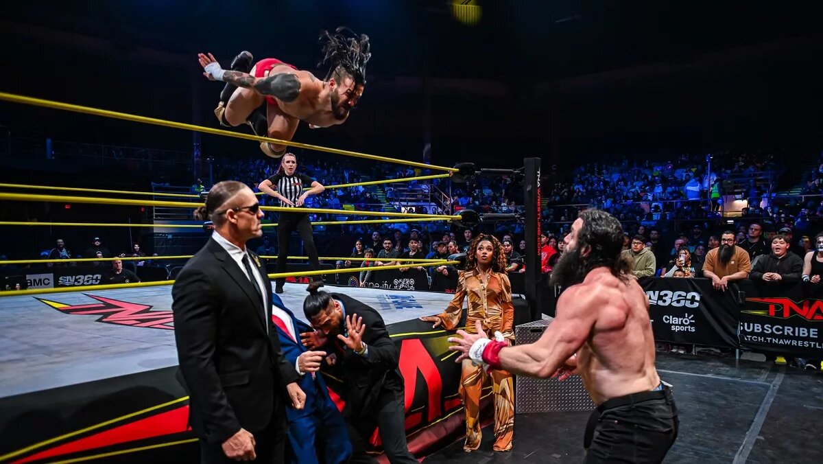 Elijah faced Jason Hotch, woth Order 4, on the January 29 edition of TNA Thursday Night iMPACT