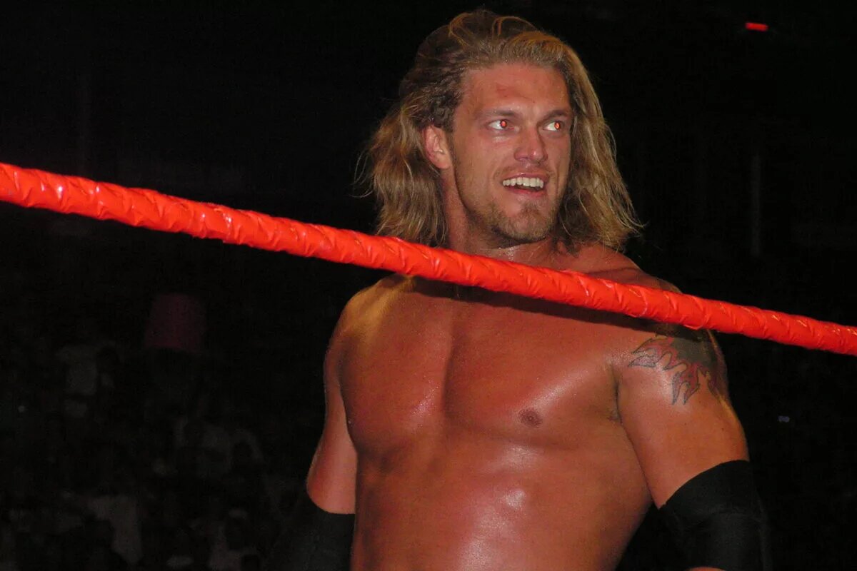 A photo of multiple-time WWE Royal Rumble winner Edge