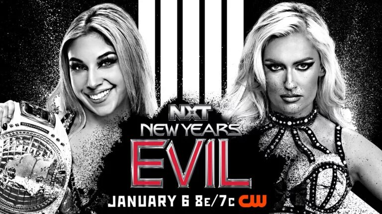 WWE NXT Match Graphic of Thea Hal vs Blake Monroe for the NXT Women's Championship