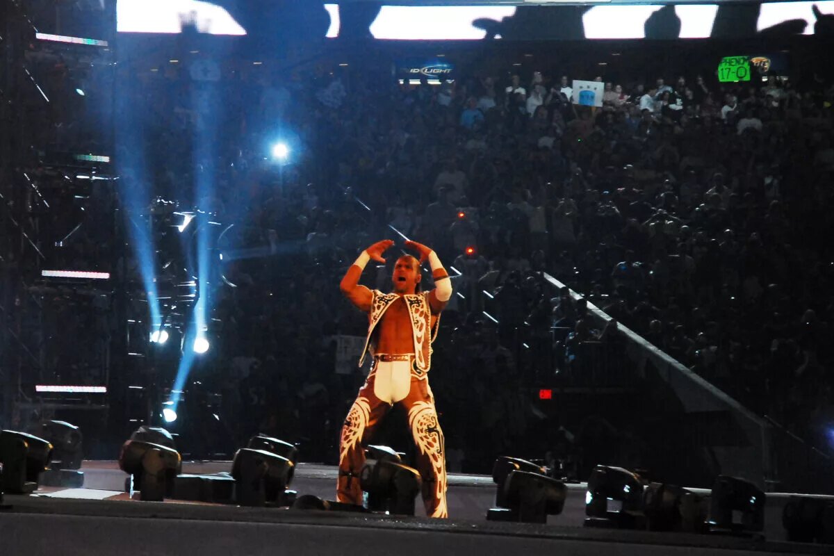 A photo of multiple-time WWE Royal Rumble winner Shawn Michaels.