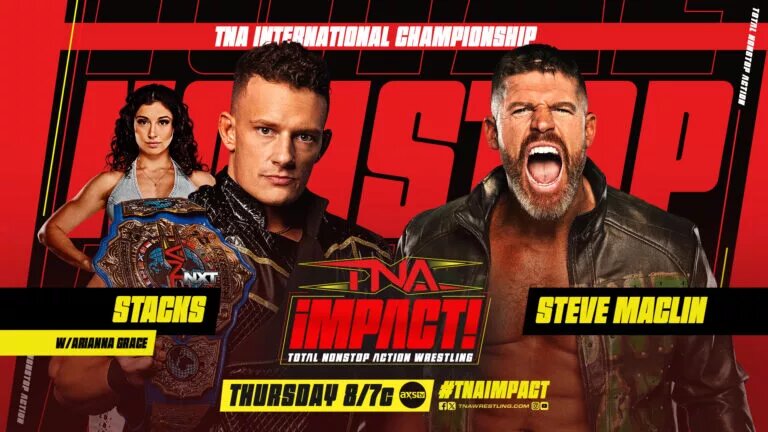 TNA iMPACT Preview of January 8 episode, TNA International match with Steve Maclin and Stacks