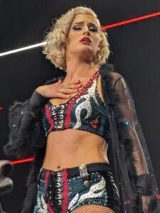 A photo of AEW star Toni Storm.