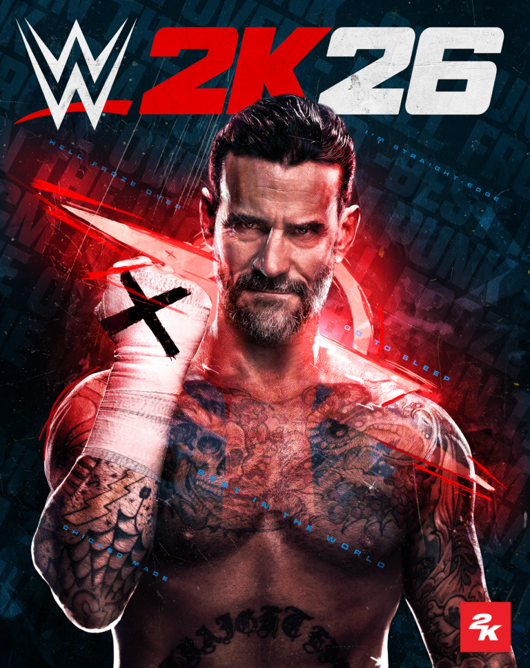 CM Punk WWE 2K26 cover