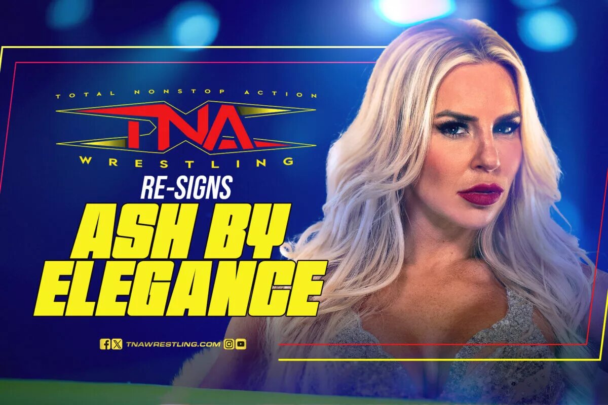 Ash by Elegance re-signed with TNA Wrestling