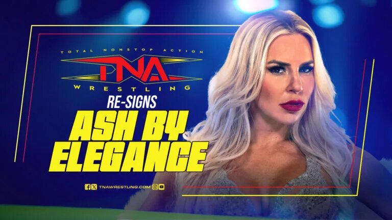 Ash by Elegance re-signed with TNA Wrestling