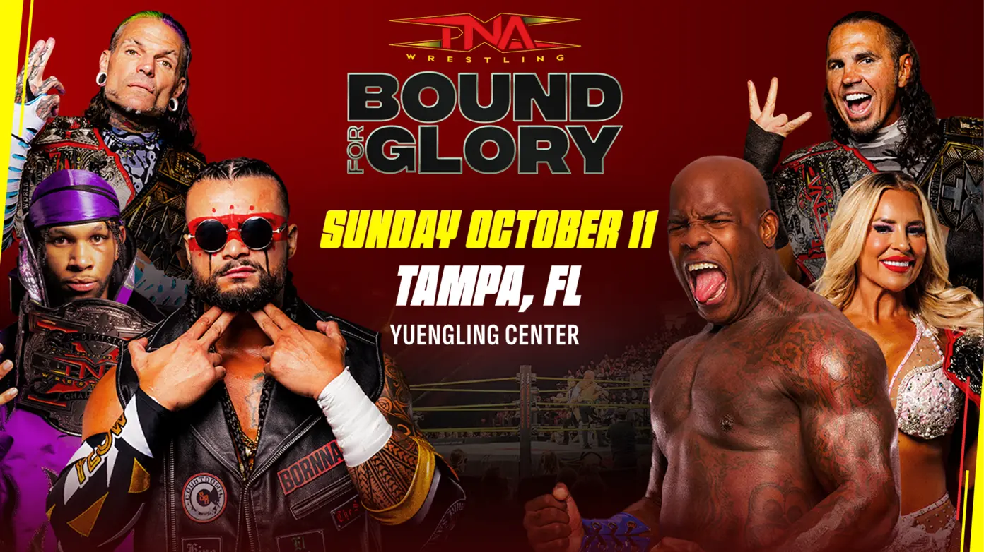 A graphic of TNA Bound for Glory 2026