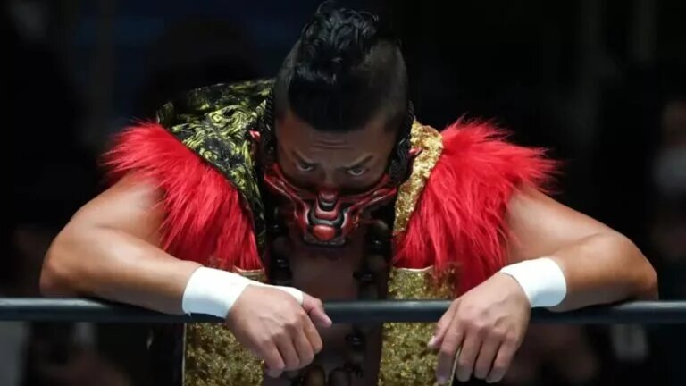 Shingo Takagi in a NJPW ring