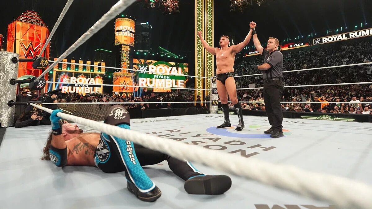 Gunther defeated AJ Styles in his retirement match at the WWE Royal Rumble 2026