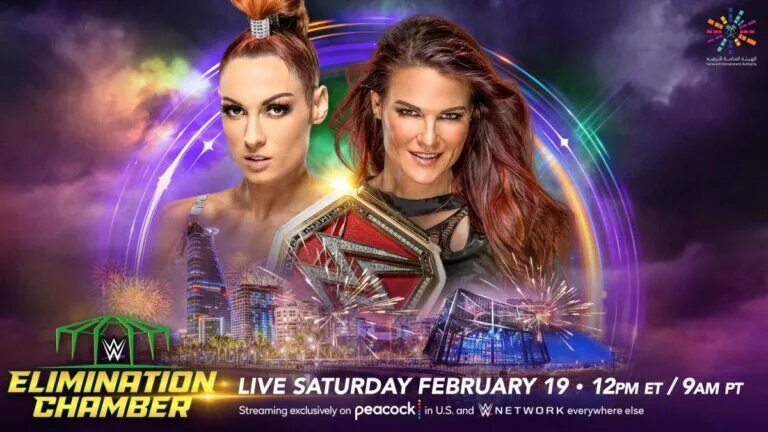 A WWE Elimination Chamber graphic.