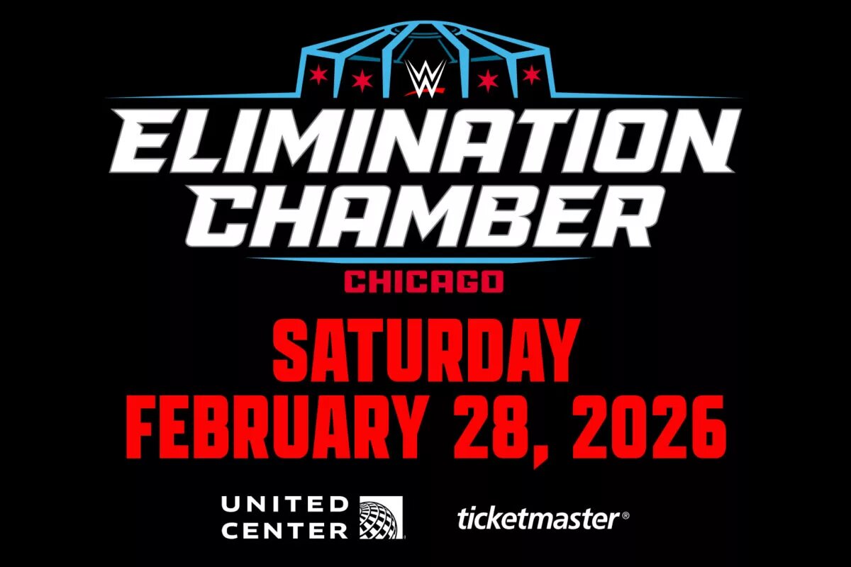 A WWE Elimination Chamber 2026 graphic, where Danhausen made his WWE debut.