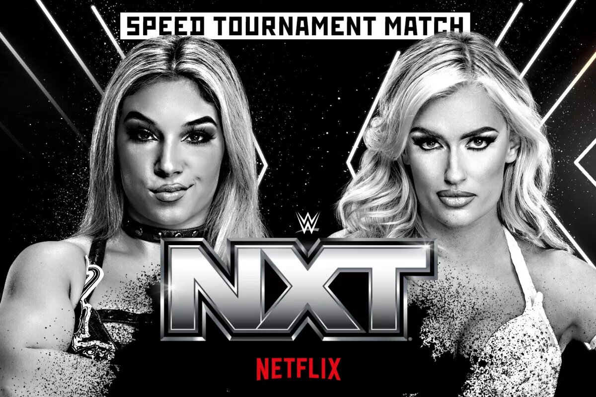 An NXT graphic for WWE Speed.