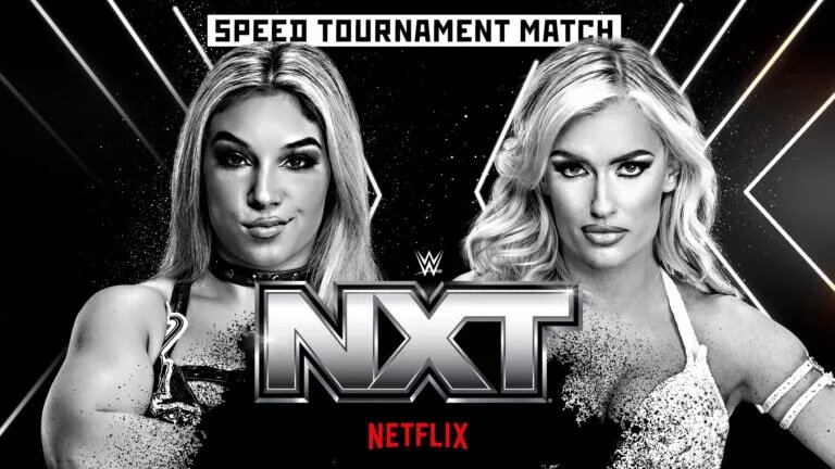 An NXT graphic for WWE Speed.