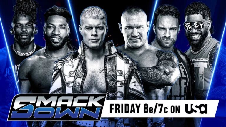 A WWE SmackDown results graphic for February 27, 2026, ahead of WWE Elimination Chamber 2026 in Chicago.