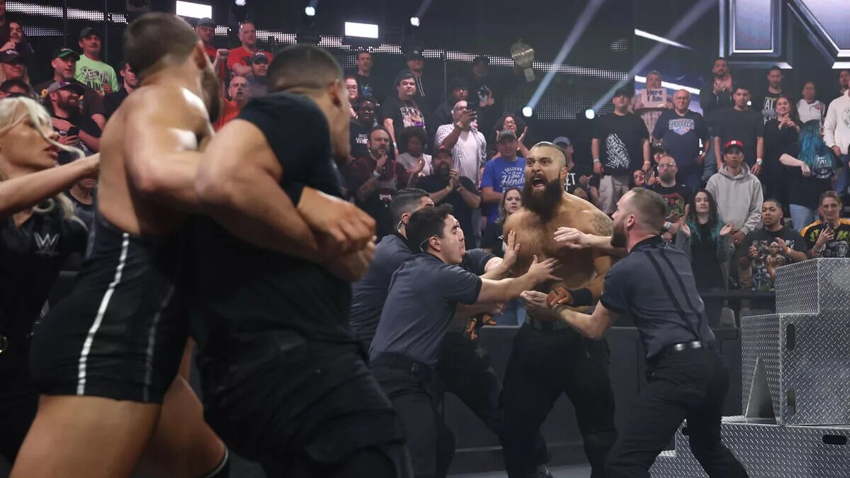 Tony D'Angelo destroyed Cutler James and Dion Lennox on the February 17 edition of WWE NXT