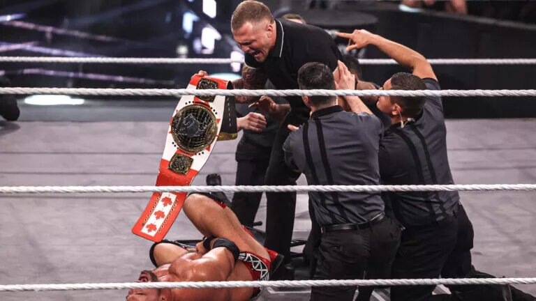 Myles Borne demanded a title match and destroyed Ethan Page's ankle on the February 17 episode of WWE/NXT