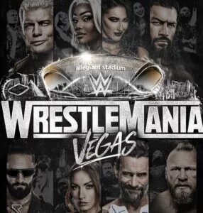 A graphic for WWE WrestleMania 42