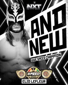 A graphic for the WWE Speed match on NXT.