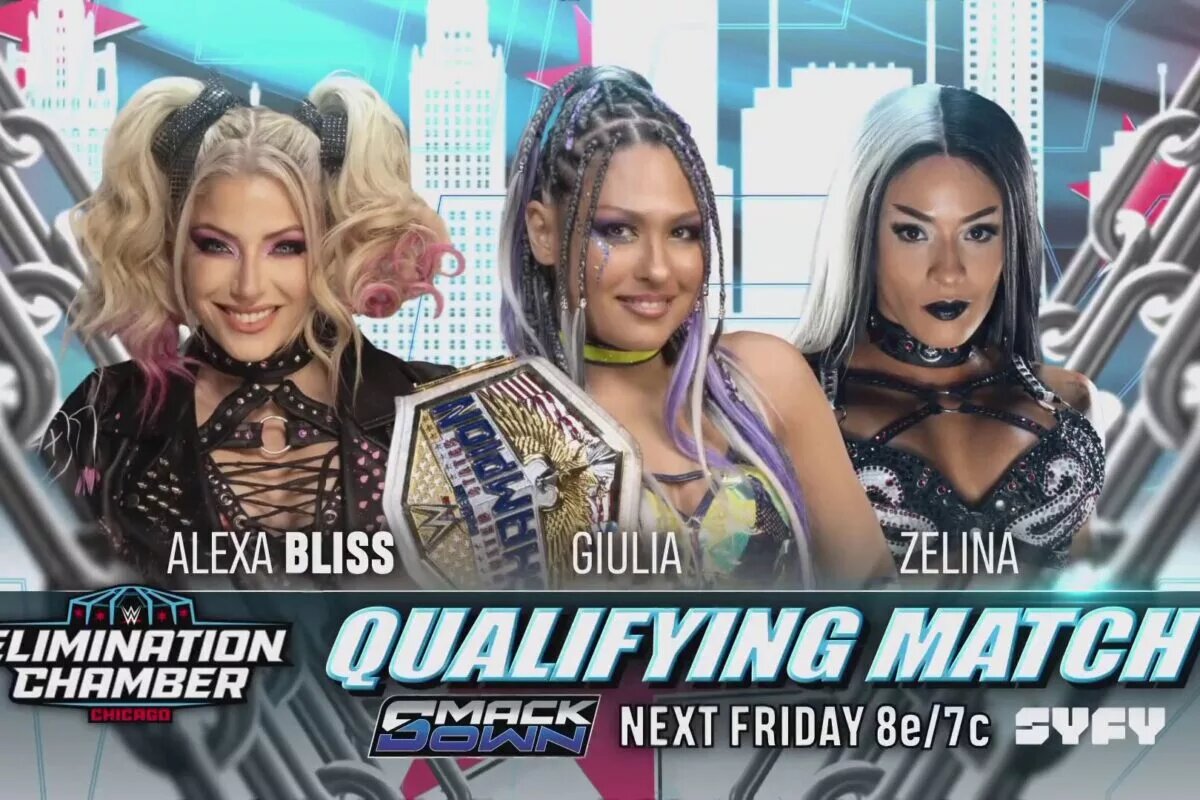 A graphic for the WWE SmackDown results for February 13, 2026.